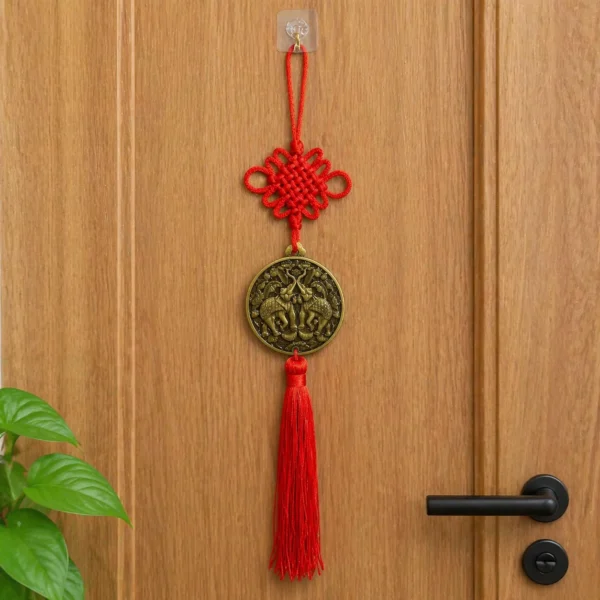 2 Elephant Hanging