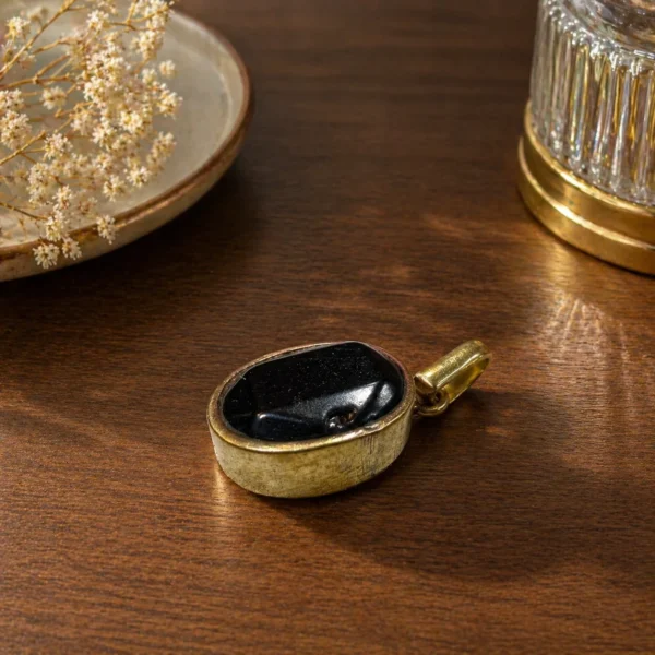 Black Gemstone Pendant