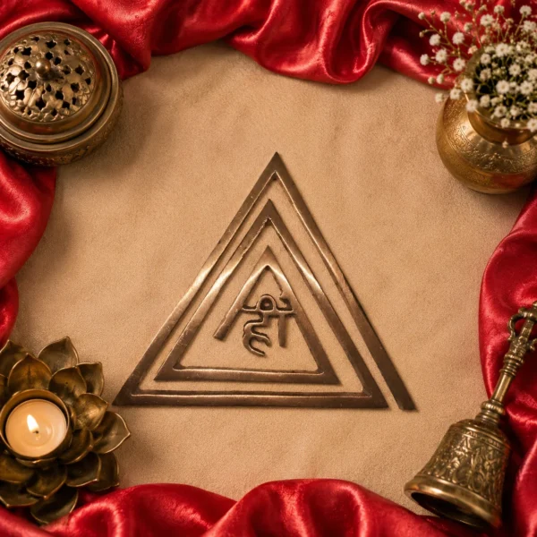 Hrim Copper Triangle Vastu Helix