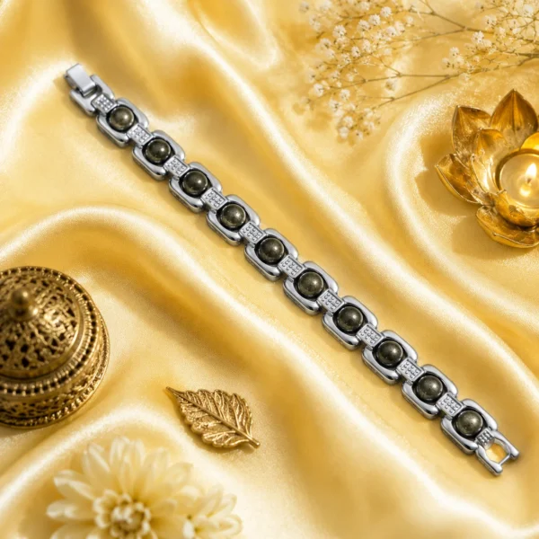 Pyrite Metal Bracelet